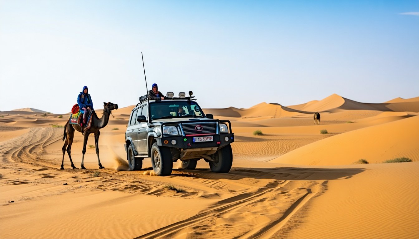 Guided desert safari adventure with Road Pass Journey Travel